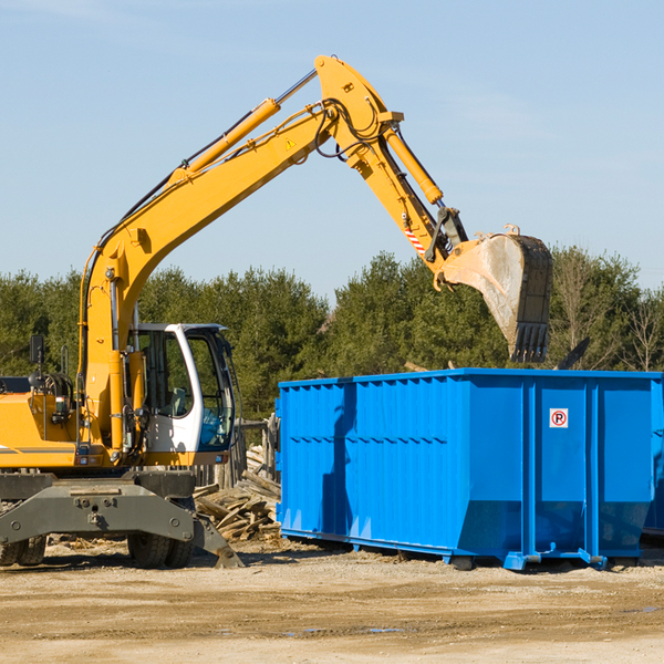 what happens if the residential dumpster is damaged or stolen during rental in Durham MO